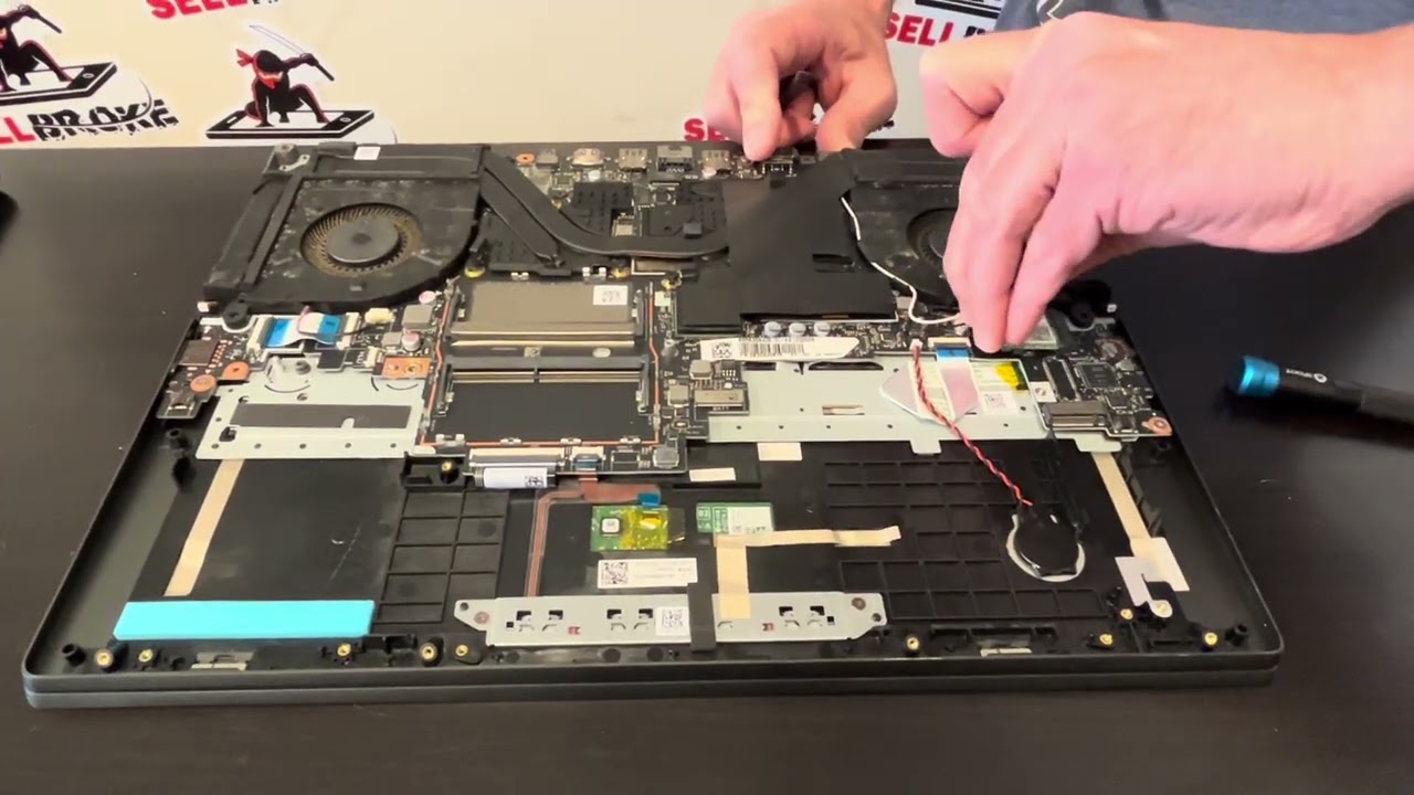 Lenovo Legion Y740 15irhg complete teardown. Replace or upgrade