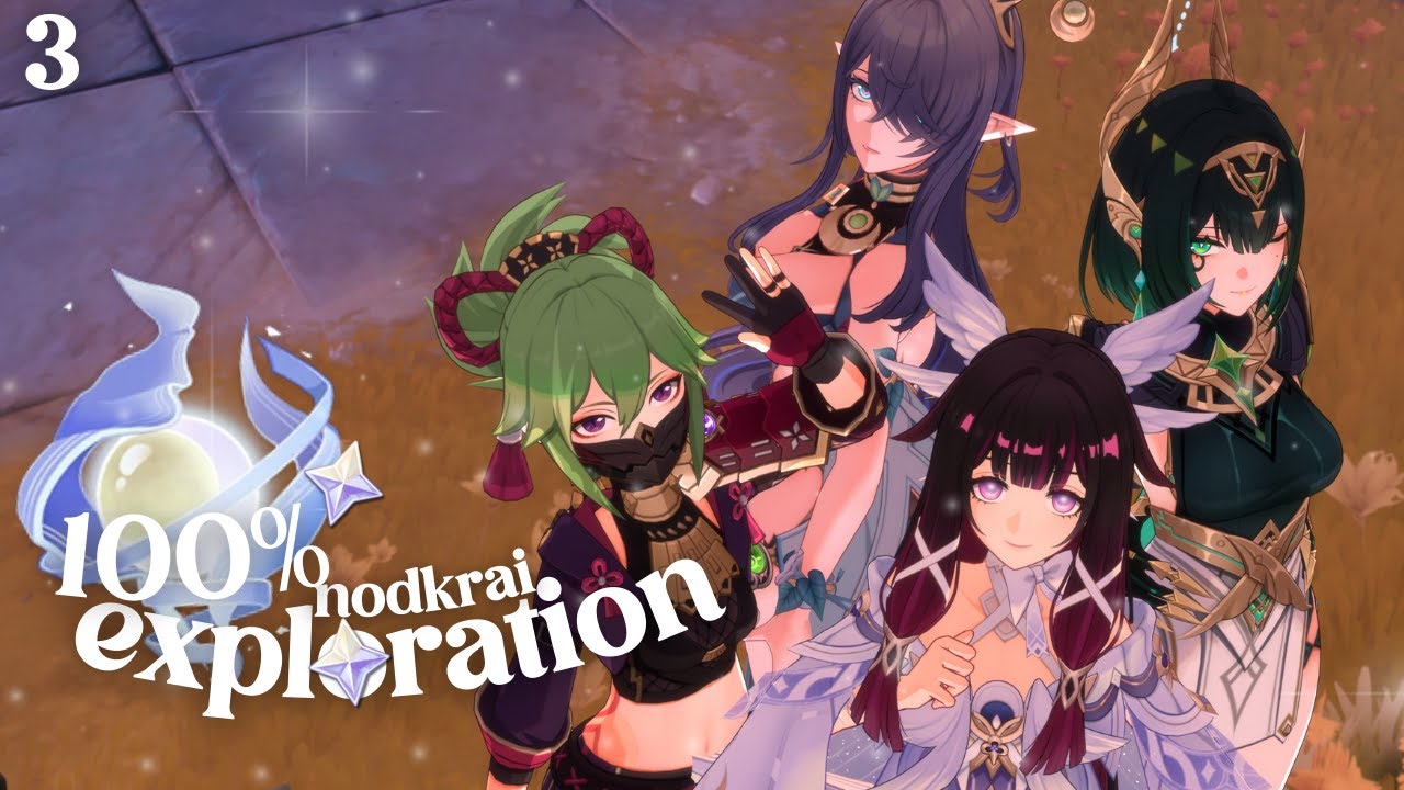 exploring nodkai so you have a backgrouns noise༊*·˚ | cozy genshin gameplay