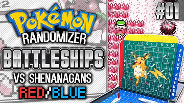 Pokemon Randomizer Battleships vs Shenanagans | Pokemon Red/Blue #1