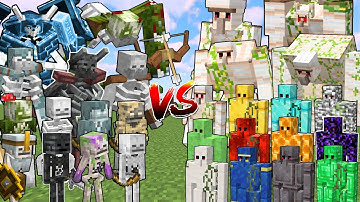 What Minecraft Skeleton can Defeat the Most Golems in a Row?