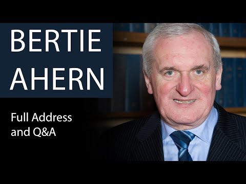 Bertie Ahern | Full Address and Q&A | Oxford Union