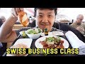 Flying SWISS Airlines BUSINESS CLASS Rome to New York