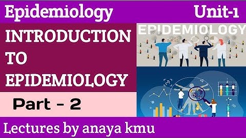Introduction to Epidemiology|| Unit 1 part 2 || BS Nursing 6th semester in English and Urdu