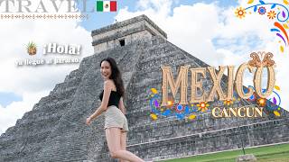 【墨西哥自由行🇲🇽 Ep. 6】此生必去！解鎖『瑪雅文明』，世界七大奇蹟「奇琴伊察」🏛️｜驚呆！潛入絕美馬雅隕石洞跳水💦｜坎昆不夜城、最美殖民小鎮 Valladolid｜NinaWen Travel