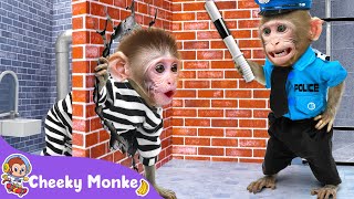 Superheroes Escape From Prison 🗝 Challenge Escape Song | Cheeky Monkey - Nursery Rhymes & Kids Songs