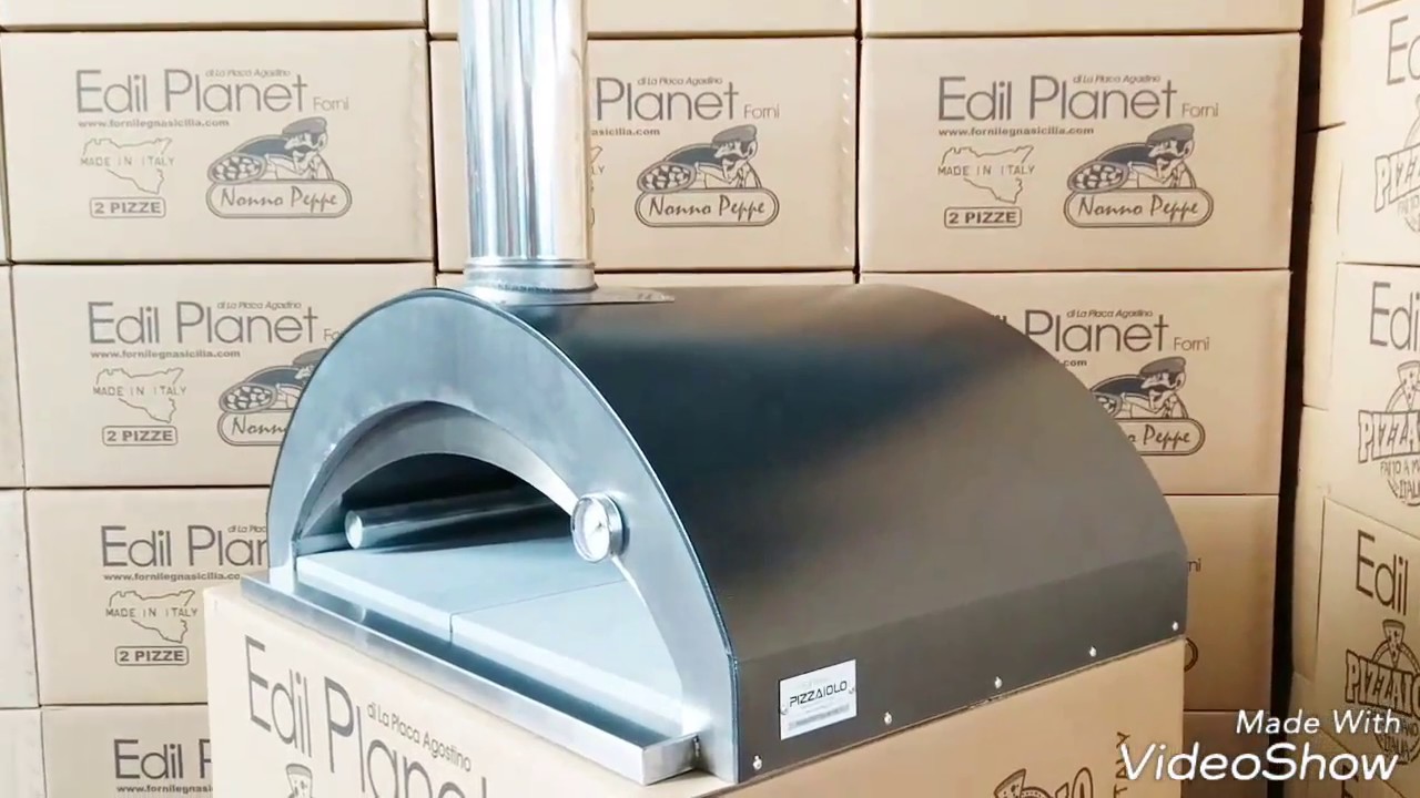 FORNO A GAS 4 PIZZE - PIZZAIOLO - YouTube