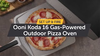 FORNO PIZZA PORTATILE A GAS OONI KODA 16 Video