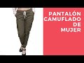 PANTALÓN CAMUFLADO DE MUJER/Confección/Paso a paso/jogger/Idea de negocio