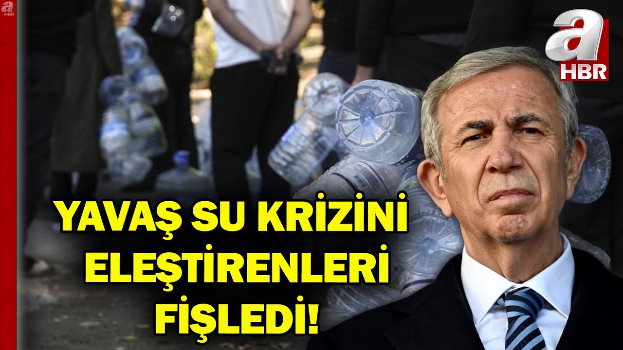 Mansur Yavaş Su Krizini Eleştirenleri Fişledi! Yavaş'ın Sözleri Kişisel Veri İhlali Mi? | A Haber