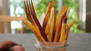 甘じょっぱさがクセになる♪カリカリさつま芋スティック | Sugar Coated Sweet Potato Sticks