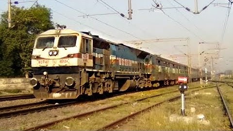 [END Of ERA]12427 -12428 Rewa - Anand Vihar (T) Rewa Express With TKD WDP4D SMASHED SFG (NCR)!!