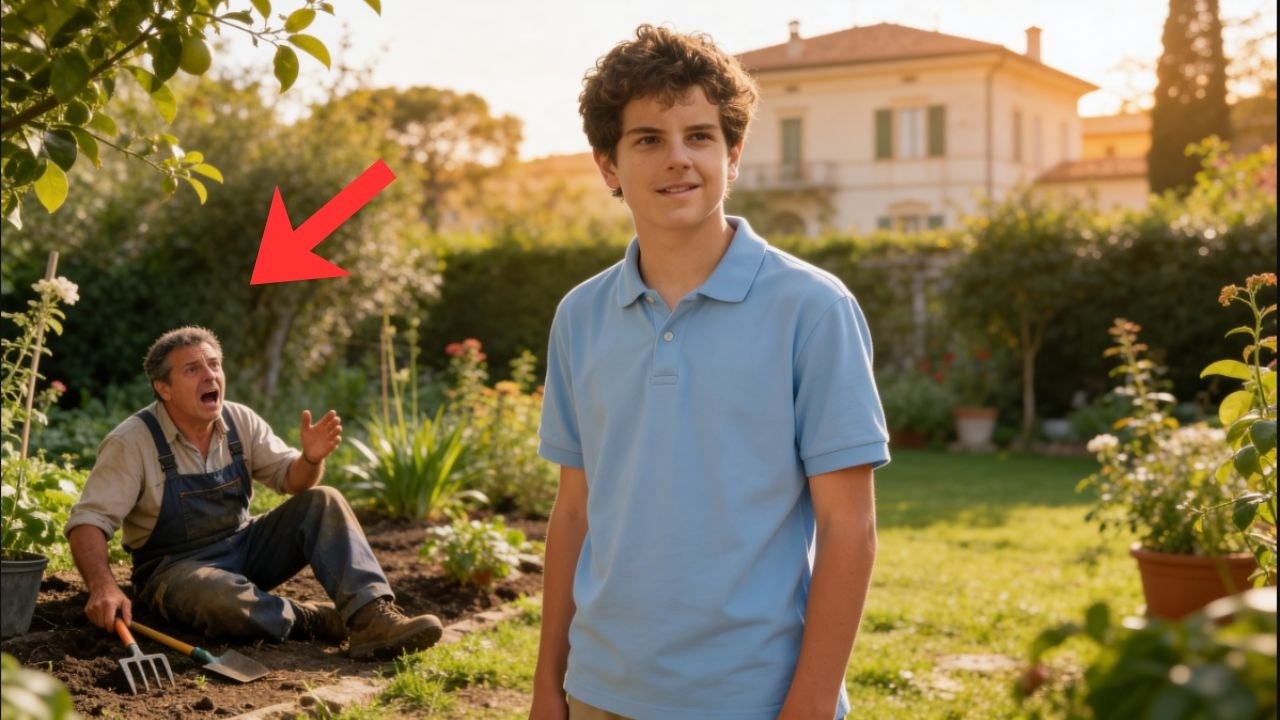 Carlo disse ao jardineiro: 