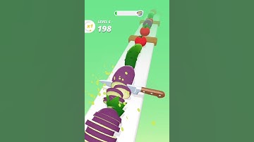 Can you slice it PERFECTLY? 😱 #Shorts #PerfectSlice #MobileGaming #SatisfyingCuts #Shorts