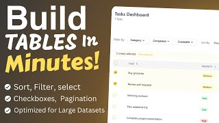 The ONLY Table Component You'll Ever Need! 🏆