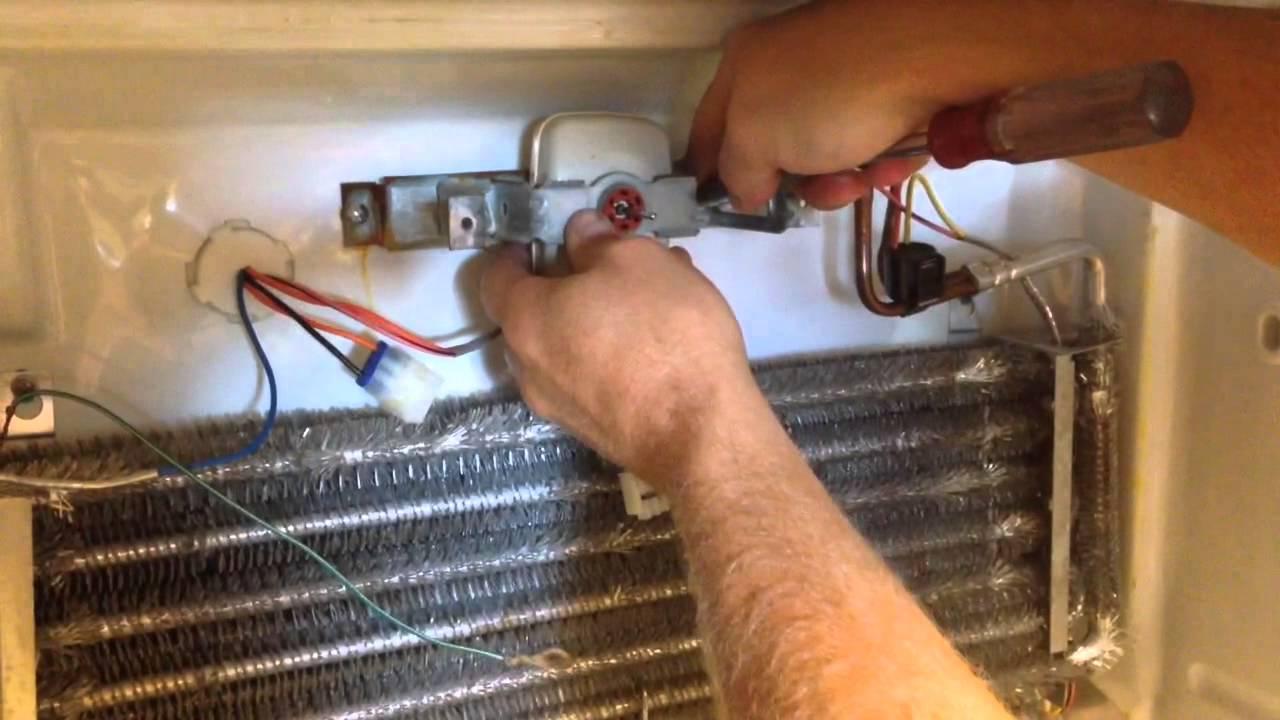 Replacing the Fan Motor in a GE Americana Refrigerator - YouTube