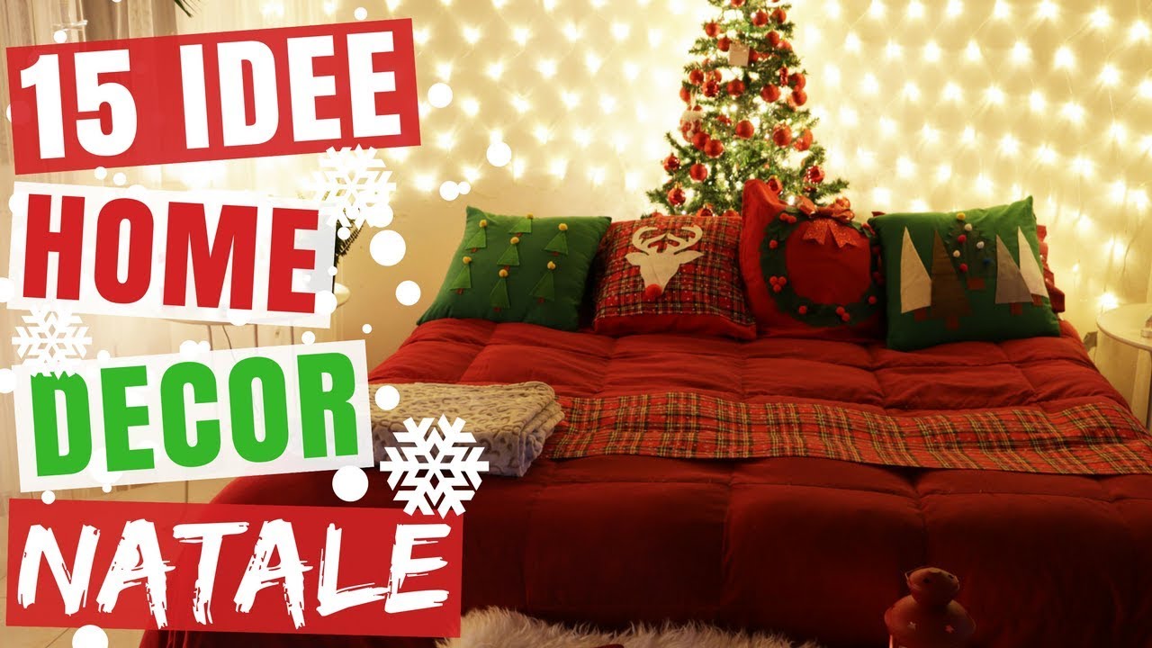 15 idee decorazioni natalizie fai da te per casa: come decorare la ... Idee per arredare casa a natale