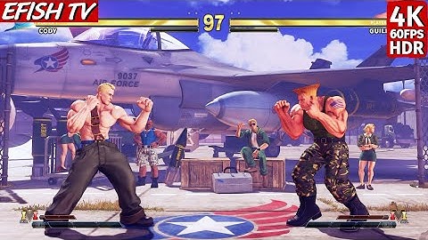 Cody vs Guile (Hardest AI) - Street Fighter V | PS5 4K 60FPS