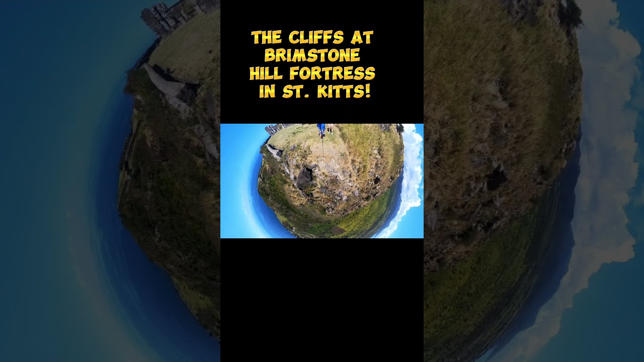 The Cliffs at Brimstone Hill Fortress in St. Kitts!  #iconoftheseas #stkitts
