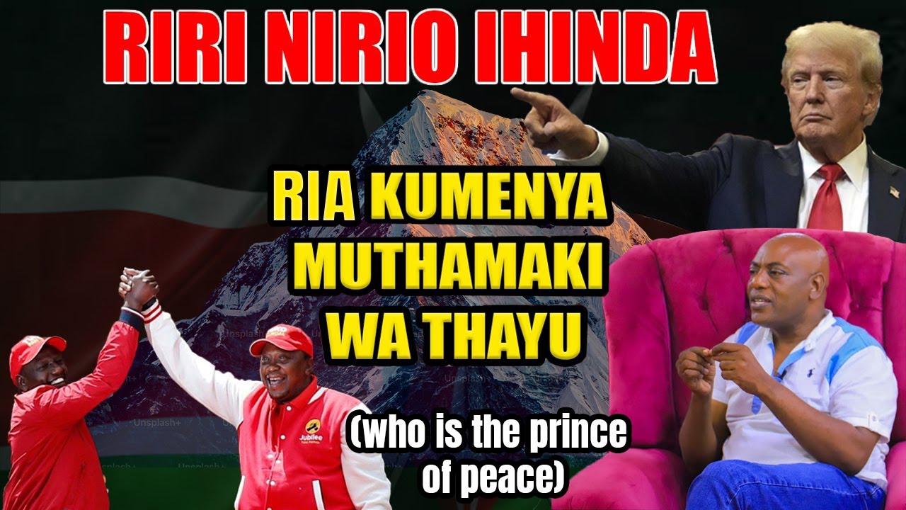 RIU NI IHINDA RIA  MUTHAMAKI WA THAYU ( Prince of peace)| Apostle Ndura Waruinge | Bethel Clouds TV