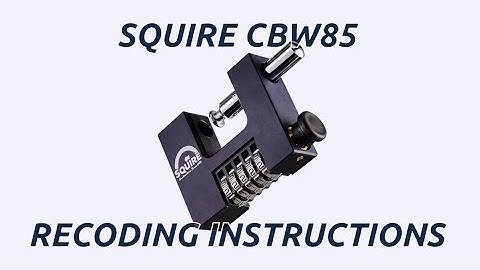 CBW85 Recoding Instructions