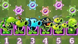 All Peashooters use *5 Power Up vs Caketank Battlez | Pvz 2 Challange