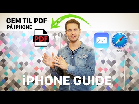 Video: Hvordan gemmer du en PDF på iPhone 7?