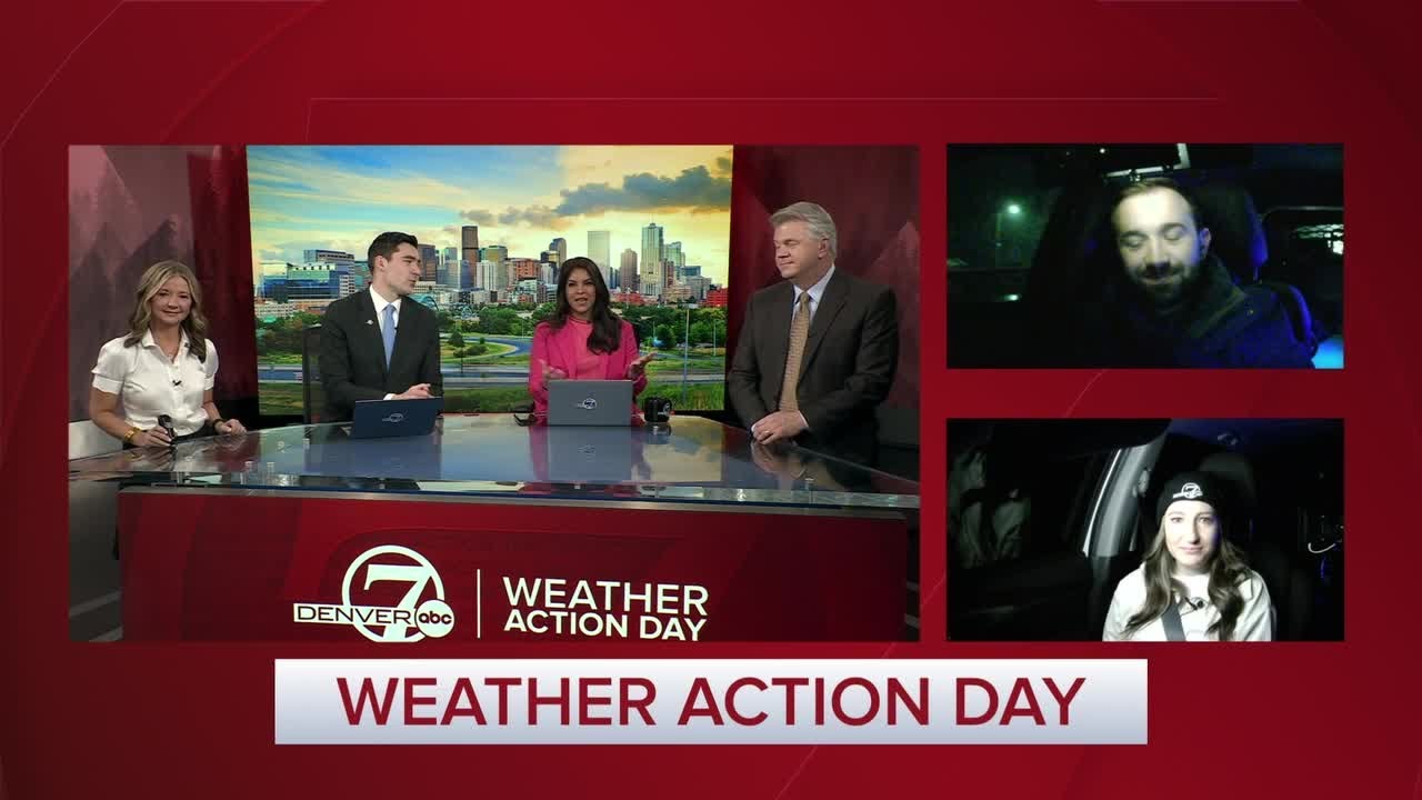 Tracking winter weather, traffic across Colorado Friday