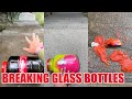 Breaking Glass Bottles & Balloon Drops 😱🔥 Crushing Crunchy & Soft Things! #asmr #satisfying