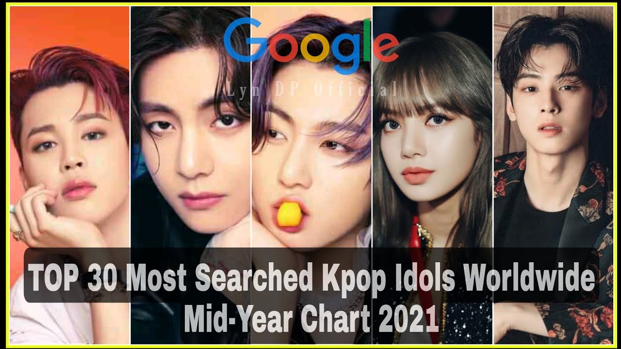 [TOP 30] Most Searched Kpop Idols on Google Worldwide (2021 Mid-Year Chart)