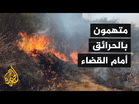 خمسة متهمين أمام القضاء الجزائري للاشتباه في ضلوعهم بسلسلة حرائق الغابات