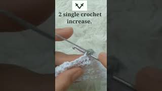 How To Do A 2Single Crochet Increase. .