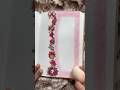 🌹🍒red theme ജേർണൽ ആയല്ലോ?❤️#diy #art journal