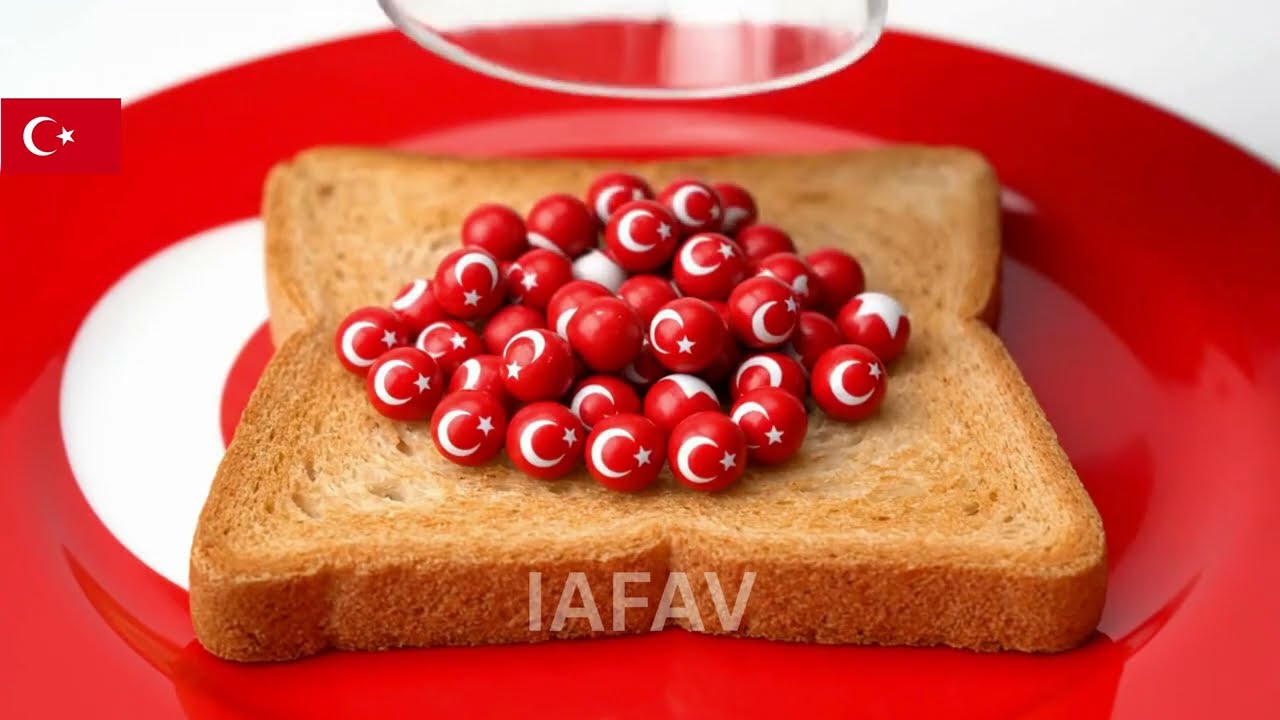 🌍  🍞 ASMR Toast Spreading Flag Balls FULL | Guess & Learn  59 Country Flags with Relaxing Sounds