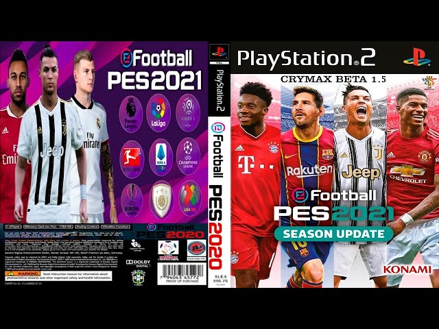 Pro Evolution Soccer 2019 (PES 2019 Crymax) no PlayStation 2 