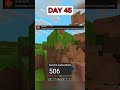 Breaking 10 dirt blocks for every subscriber! DAY 45 #gaming #minecraft #reels #shorts