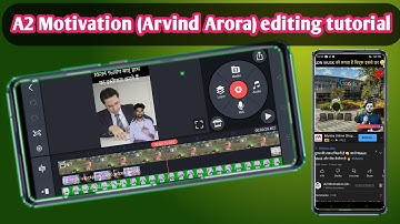 A2 Motivation Jaisa Video Kaise Banaye | A2 Motivation Video Editing Full Tutorial | A2motivation