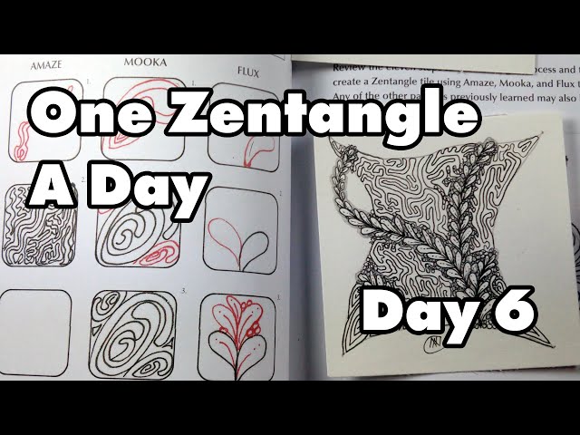 Zentangle Cloth Bag/Sack“Anything Is Possible…one stroke at a time