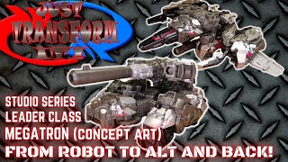 JUST TRANSFORM IT!: Studio Series Leader Megatron (Concept Art)