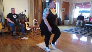 Roll On - clogging dance - choreography by Jan Collins