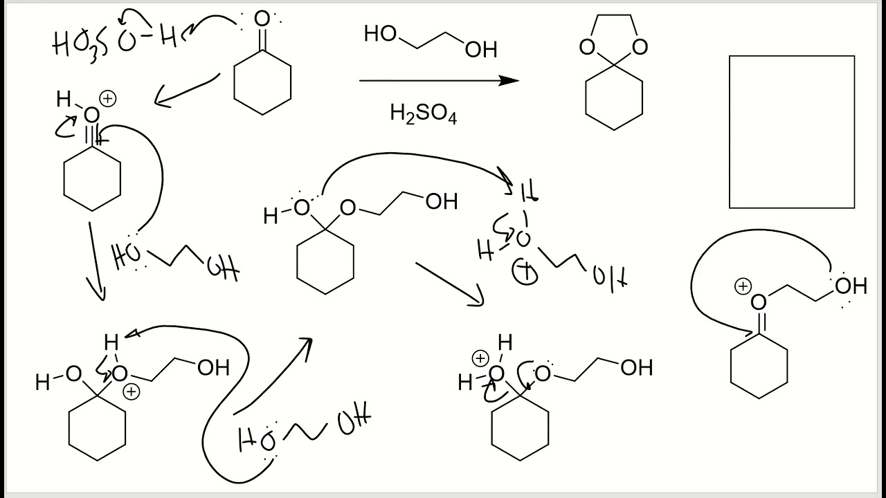 Mechanism (Cyclic Acetal)