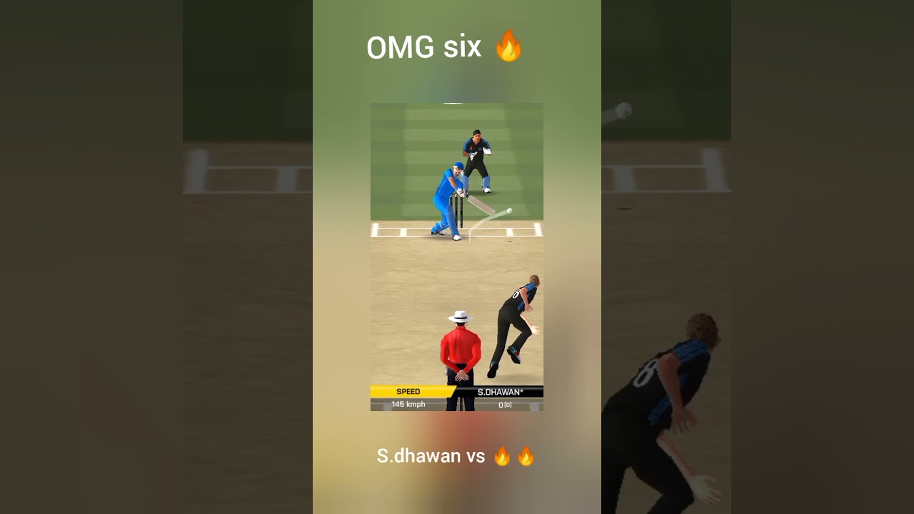 shikhar dhawan six ind vs pak 🙄