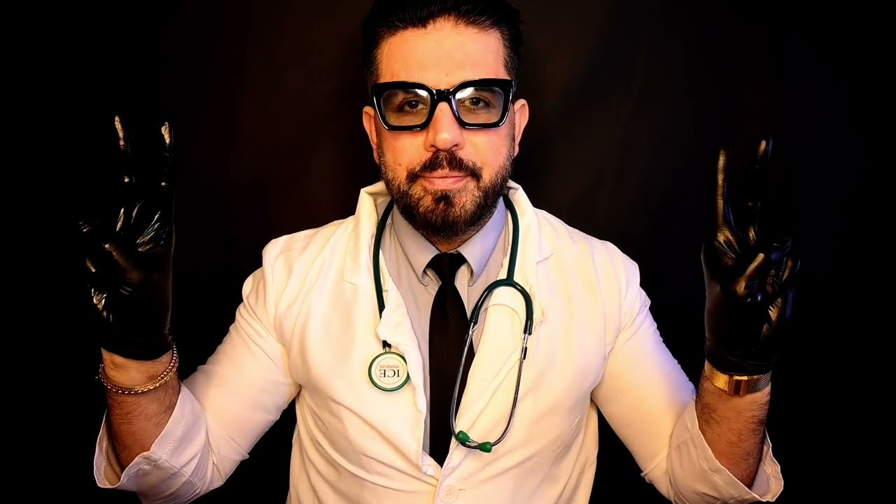 ASMR TÜRKÇE [CRANIAL NERVE EXAM] EN GERÇEKÇİ DUYU SİNİR MUAYENESİ, DOKTOR ROLEPLAY