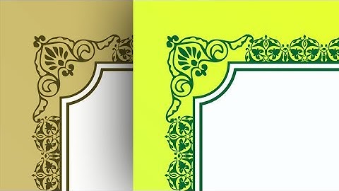 Tutorial membuat Frame Bingkai Sertifikat dengan Coreldraw