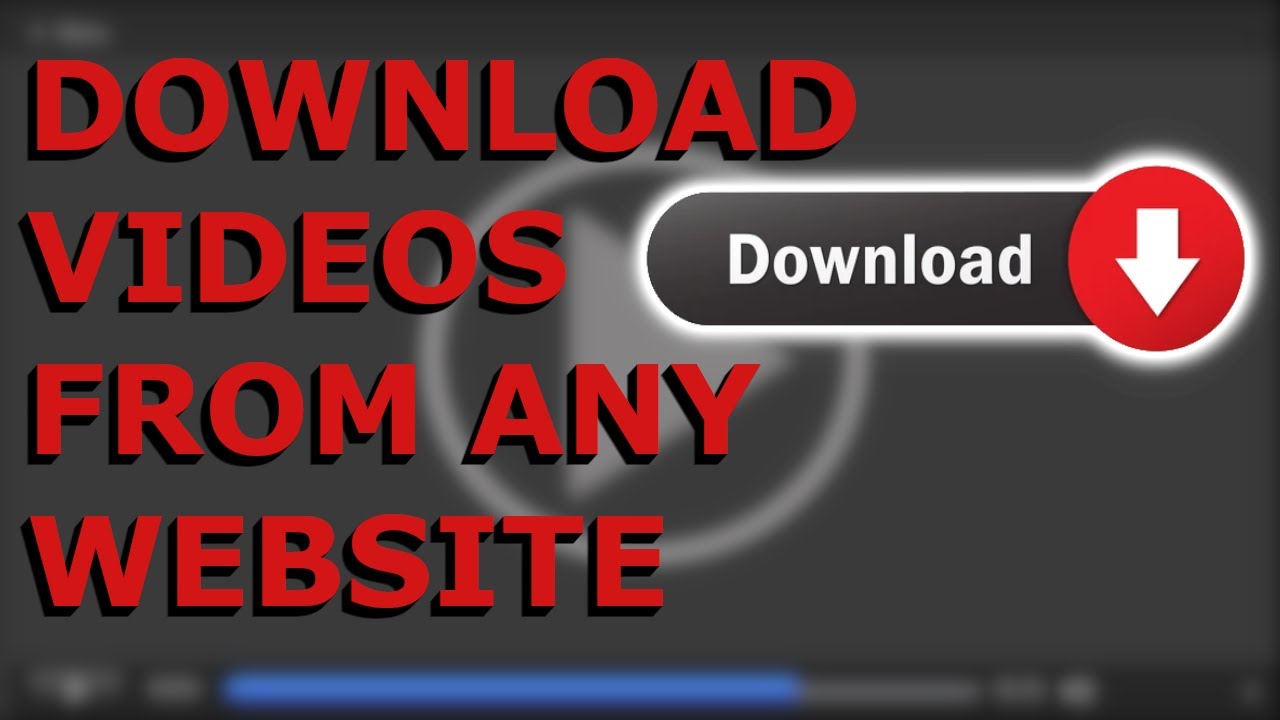 How to DOWNLOAD a video from ANY WEBSITE BLOB mp4 