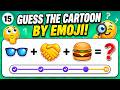 Guess The Cartoon ❓By Emoji Only || ONLY 1% WIN || Can you Guess ALL