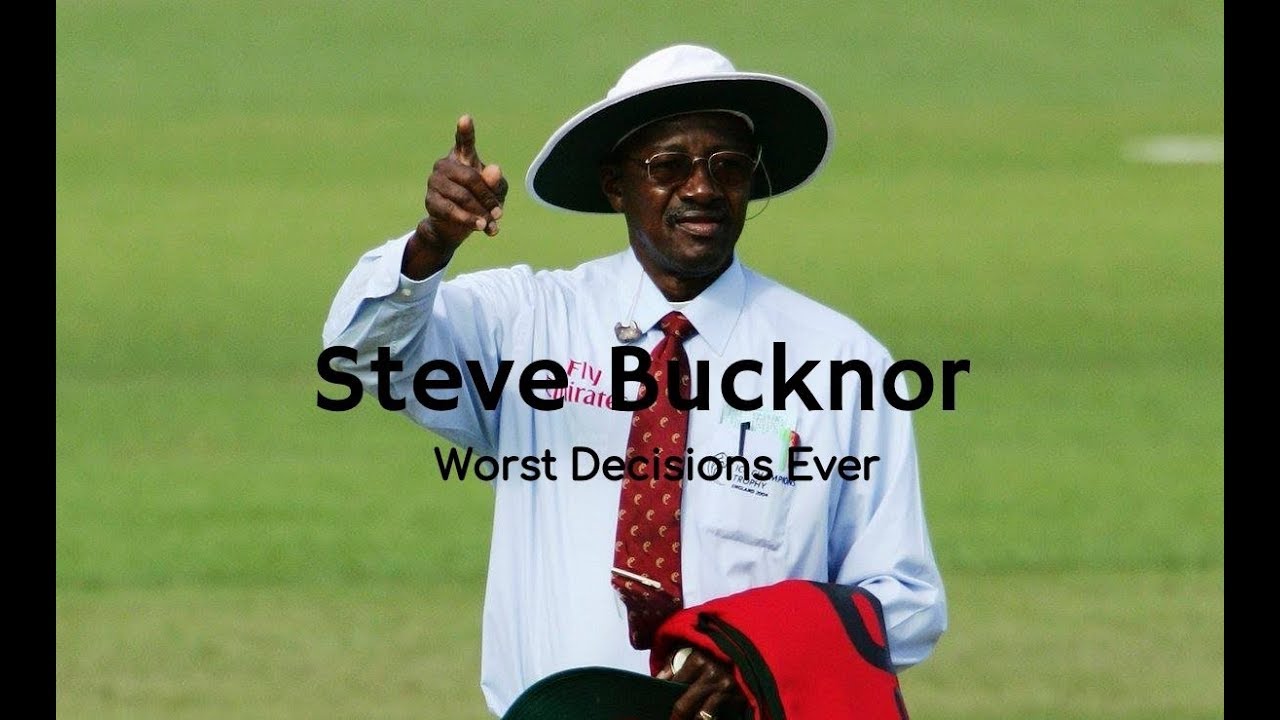 Steve Bucknor's Worst Umpiring Decisions Ever - Highlight Compilation - Cricket Umpiring