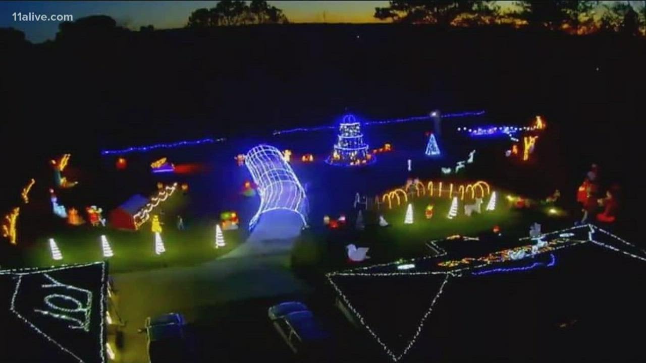 Man forced to shut down Christmas display, sparking petition - YouTube