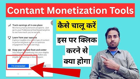 Content Monetization i