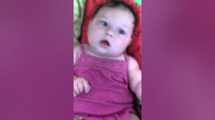 4 Month old talking