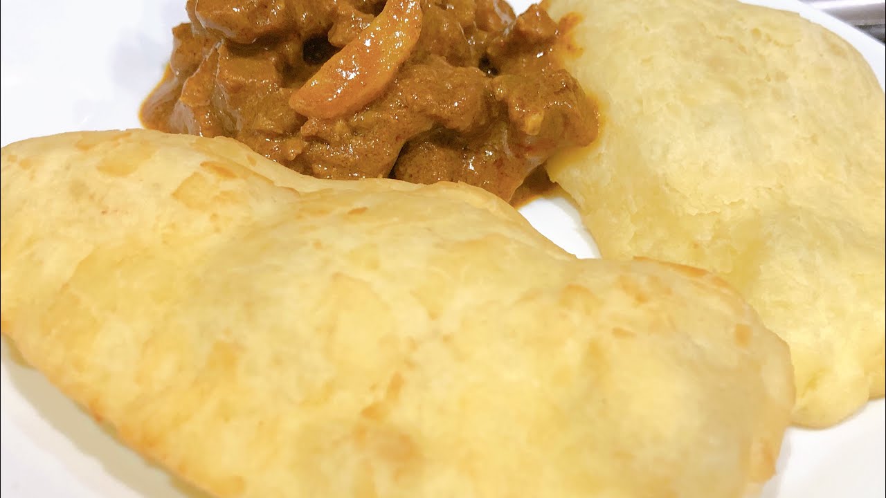 Resepi roti puri cicah kari  poori recipe  moh kite 